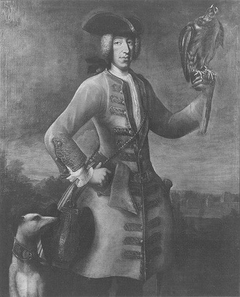 Elector Charles Albert of Bavaria as Falconer by Franz Joseph Winter (1690-1756)