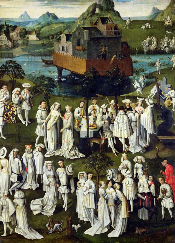 The Garden of Love at the Court of Philip the Good, in the Gardens of the Chateau de Hesdin in 1431 
