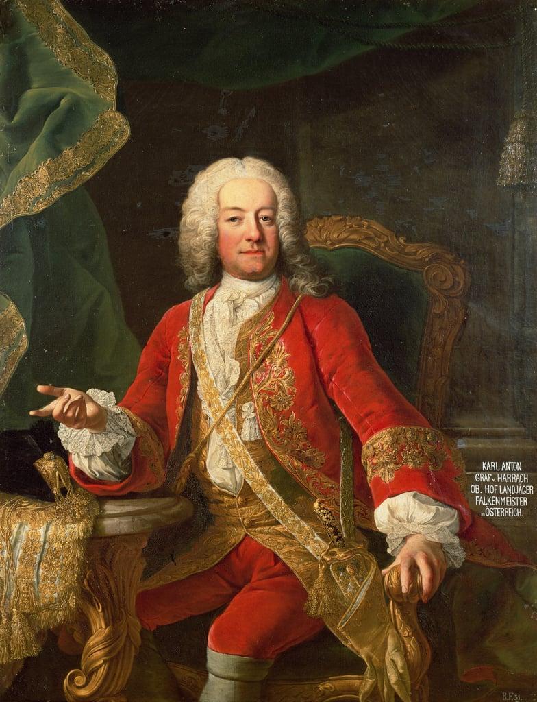 Count Carl Anton von Harrach, Master Falconer and Lord Lieutenant of Austria 