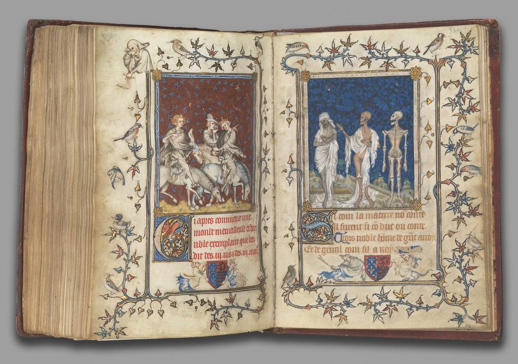 f.321v-322r from the Prayer Book of Bonne of Luxembourg, Duchess of Normandy, before 1349 (tempera, 