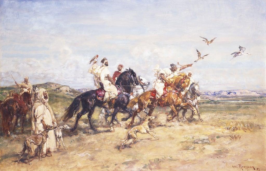 The Falcon Chase; La Chasse au Falcon, 1923 